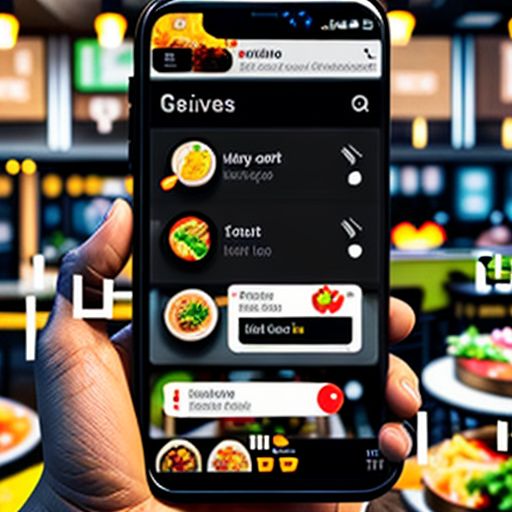 Food Delivery Apps Displayed on a Phone Screen